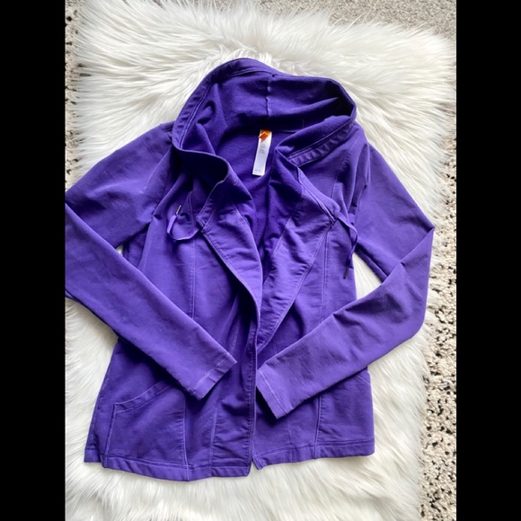 *sold* Lucy Draped Athletic Cardigan - Picture 2 of 4